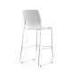Verse Shell Skid Base Bar Stool